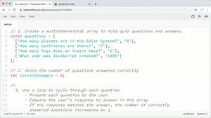 Improve the Quiz – One Solution