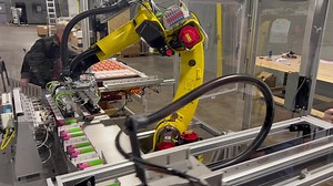 I love robotics and automation! Any women know what the products are we are handling? Special thanks to Jason Paraskeva, Steve Serina and Pat Yung for such a great build and fast programming and debug time. Still more debug to go but this machine will ship before Christmas! There is actually a tremendous number of things happening here from a product quality to coalition in patterns that are pushed into a box! The first time we did this type of machine is was 2003. It’s changed a bit in 20 years