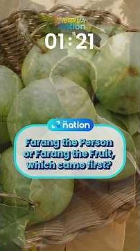 Farang the Person or Farang the Fruit, which came first?