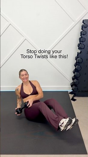 Avoid This Russian Twist Mistake #abs