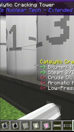 How to use the Catalytic Cracking Tower in HBM's Nuclear Tech Mod Expanded