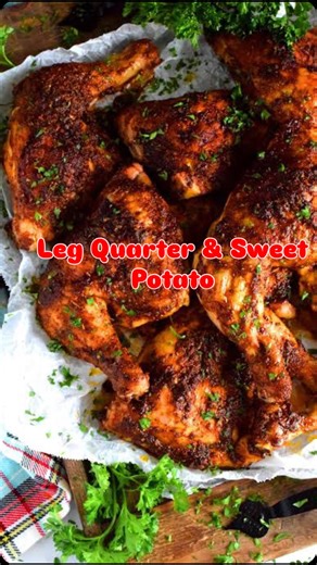 Jeff Ilechie aka BlessitsJeff on Instagram: "#ZiplocPartner This year I am being much more intentional with saving money, less food waste, and shopping smarter. I’ve partnered with @ziploc to make this my tender chicken leg quarter with sweet potato dinner 🤤🙌. The flavor was 10/10 and Ziploc® Brand bags support easier weekly meal planing & prep. Chicken Seasoning: 2 Tbsp Green seasoning 2 Tbsp Smoked Paprika 2 Tbsp Onion Powder 2 Tbsp Garlic Powder 1 Tbsp salt 1 Tbsp Cajun seasoning Comment be