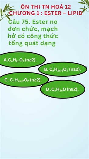 Question 75 - Chemistry 12 Multiple Choice Test #Shorts #chemistrymultiplechoice