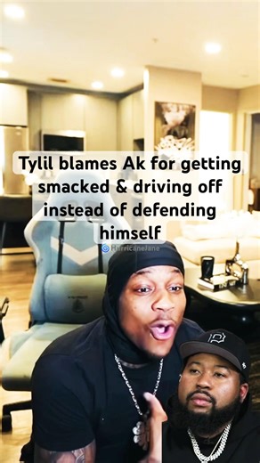 Tylil blames Ak for getting smacked & driving off #tylil #akademiks #shorts #trending