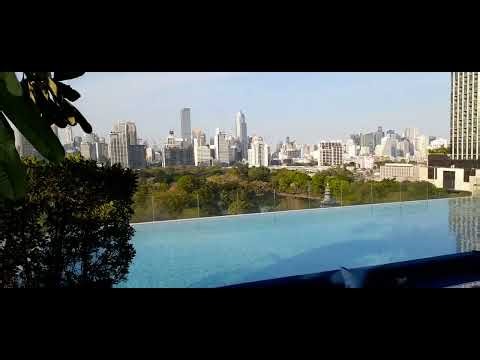 SO Sofitel hotel infinity pool - Bangkok