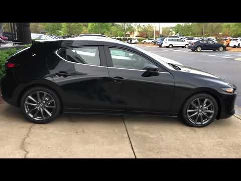2019 Mazda 3 hatchback black color