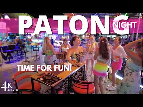 【4K 】Phuket Nightlife 2023 Patong Beach 🪩 Fun OTOP, Thailand 🇹🇭