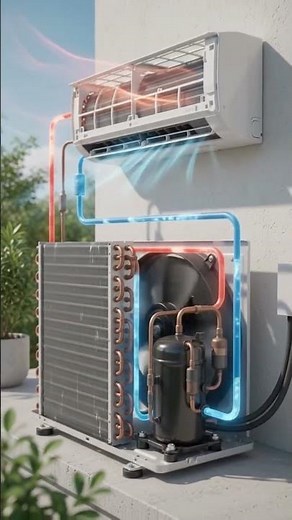 How Does an Air Conditioner Work? ❄️ | 3D AC Cooling System Explained