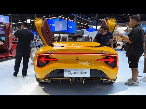 2024 SAIC MG Cyberster EV FirstLook Walkaround—2023 Chengdu Motor Show