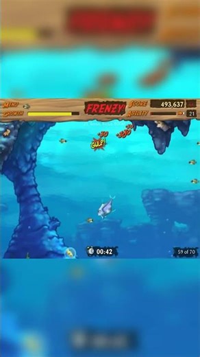 Feeding frenzy 2 Level 25 - Bonus Level Gameplay #gaming #feedingfrenzy2 #fishtank #fishinglife