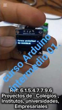 curso Arduino intermedio 01. Arduino módulo de pantalla. ven y aprende con jujui