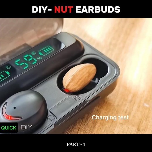 How To Make Amazing Nuts Earbuds 🤯 #shorts