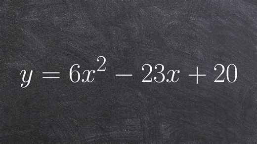 Solve by factoring when a is greater than one