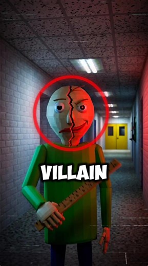 Is Baldi Really the Villain in Baldi’s Basics? 👀 #shorts #baldi