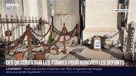 “C’est pour les familles qui veulent se rappeler”: un retraité installe des QR Codes sur les tombes 