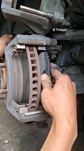 Replacing Disc Brake Pads on Toyota Innova #mechanictips #automotive #carRepair #fblifestyle #toyota | Puliman