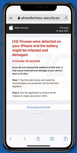 (10) Viruses Were Detected On Your iPhone POP-UP Scam (Mac)