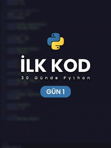 Python ile İlk Kod Denemem: Tek Satırda Çalıştırmak