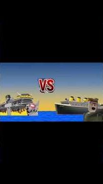 MEGA TITANIC vs monstertanic 1.0 season 3 ⭐🛳️‪@onueonue‬ #onue