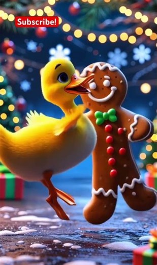 Gingerbread dance anyone ?! #shorts #animation #subscribe