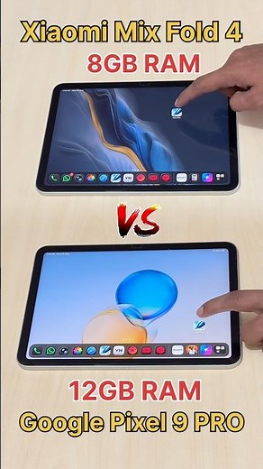 Xiaomi Mix Fold 4 vs Google Pixel 9 PRO😈 vs 8GB RAM vs 12GB RAM vs S22 vs S24 #shorts #freefire