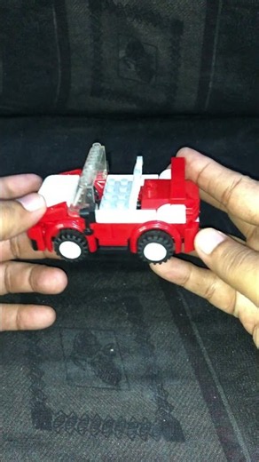🔥🚒 AMAZING Fire Fighter Rescue Car Build from Blocks! Pull-Back Motor Car #imalidotcom