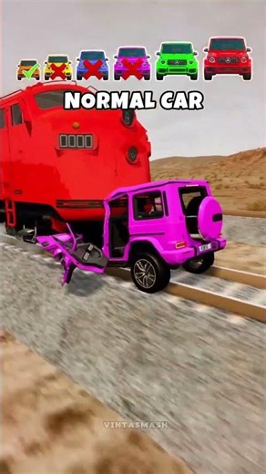 Small to Giant Mercedes G63 vs Train#car #shortvideo #banaraslitfest #gadgets