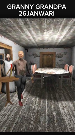 Granny Grandpa Republic day 🥰 #granny #gaming #republicday