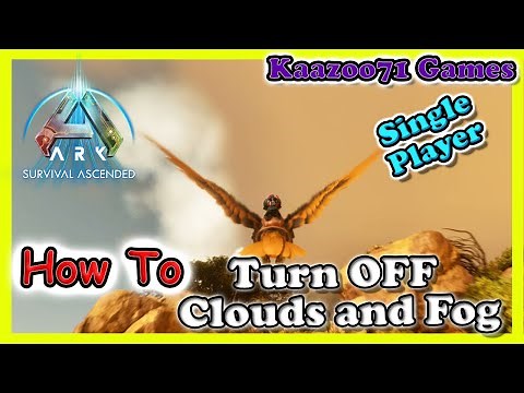 How to Turn off Clouds & Fog in Ark Survival Ascended 💥