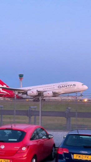 CONOR | Aviation & Travel ✈︎ on Instagram: "The beast 🙌🏼🔥✈️ . The biggest commercial airliner in the world - the Airbus A380 is a crowd pleaser, and you can see why with the sheer size of this machine. . This particular @qantas service operates from London to Dubai before departing onto Sydney. . ————————————————————— Follow 👉🏼 @conormccully ————————————————————— . . . . . #plane #takeoff #aviation #qantas #aviationdaily #takeoff✈️ #avgeek #a380 #aviationphotography #a380lovers #heathrow #q