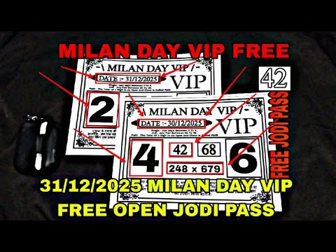 MILAN DAY 31/12/2025 FIX OTC. Milan day matka Milan day Today Milan day Open Milan day Game