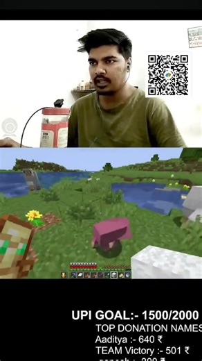 Minecraft Rarest Baby Pink Sheep 🐑💀 In Hardcore World shorts #minecraft