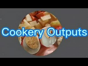 Grade 12 Cookery Output (Appetizer)