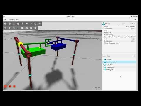 Gazebo Sim Ubuntu quadruped