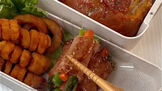 [沉浸式做便当!] 🎧和我一起做便当🍕🌭#Bento ASMR