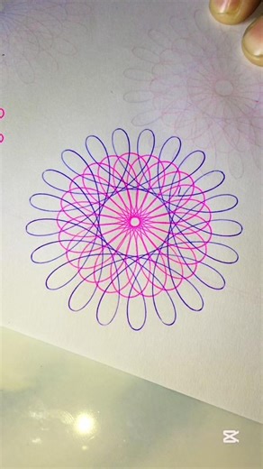 Uh Uh Balancao | Spirograph Geometric | #shorts #Atik_official