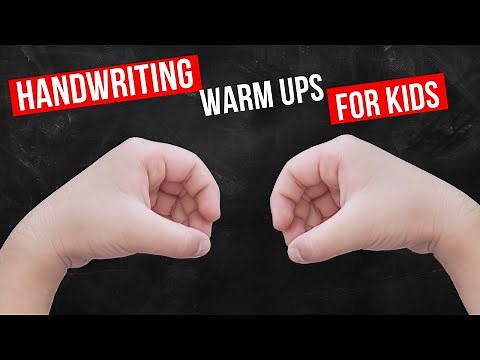 Easy Wrists, Hands and Fingers Stretching Morning Warm Up Routine l Handwriting and Grasp Prep