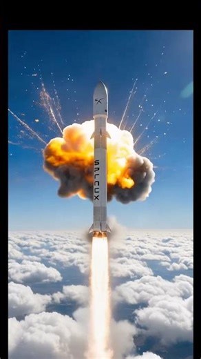“Rocket Launch Fails in Mid-Air Explosion 😱🚀🔥”