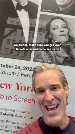 Who’s that outside Carnegie Hall? It’s Hugh Panaro! Don’t miss him alongside The New York Pops and Elizabeth Stanley on Friday, October 24 for a dazzling program of music from classic films and beloved Broadway musicals: bit.ly/4h9WLSI | Carnegie Hall
