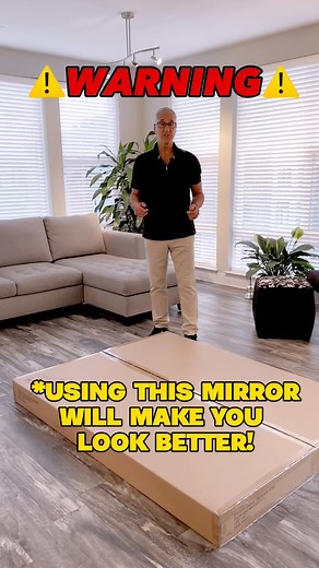 This Mirror Makes You Look Amazing! 🥰 #beauty #mirror #gadgets #bathroomideas #reels | Interior Trend Inc.