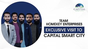 "Checking out the remarkable development at Capital Smart City with Team Homekey Enterprises! 🏗️ Witnessing progress firsthand. #CapitalSmartCity #DevelopmentJourney #HomekeyEnterprises | HomeKey Enterprises