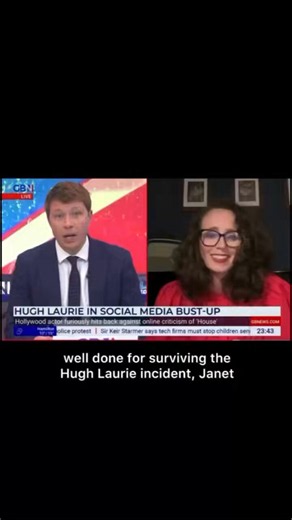‘I woke up in the morning and I was in the Hollywood Reporter.’My interview with @PatrickChristys on @GBNEWS last night on my ‘spat’ with Hugh Laurie - and the online trolling that ensued from fanatical House fans. After a classy apology from Laurie, it’s all water under the bridge now. But special thanks to @LeoKearse - who played the part of an online troll who watches House box sets in his parents’ basement in this interview. 🙏