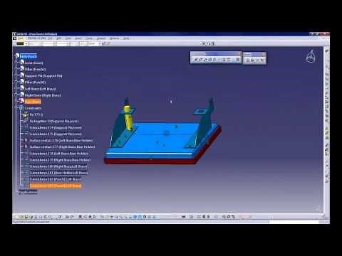 CATIA V5 Assembly Workbench (Constraints and Move Toolbars)