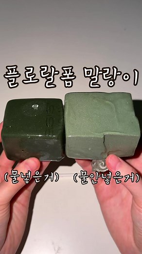 플로랄폼으로 두 가지 버전 말랑이 만들기 #플로랄폼 #말랑이 #슬라임 #슬라임계 #추천