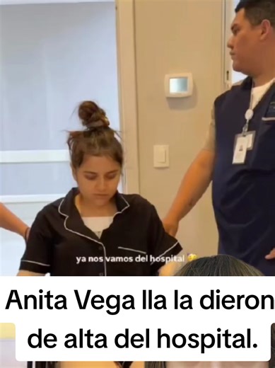 Anita Vega lla la dieron de alta del hospital. #anita #anitavega #chisme #fyp #videotiktok