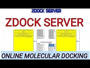 Zdock server ll Molecular docking online ll xgene and proteinx