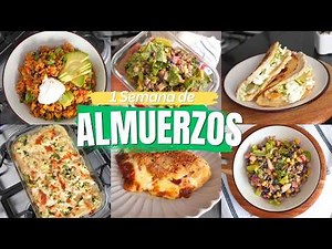 1 Week of Lunches: 5 Easy and Healthy Recipes (Monday to Friday)