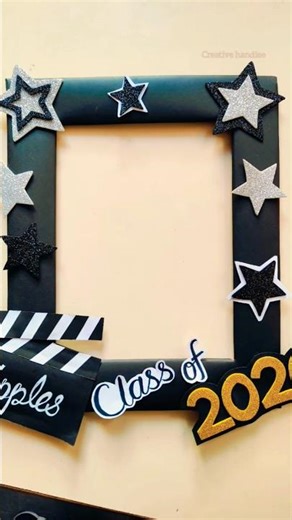 DIY Graduation Frame 🎓 | Class of 2026 Photo Booth Frame | Easy Craft Idea ✂️✨