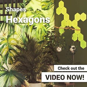 Check out the new Shapes Hexagons video and discover limitless lighting! #nanoleaf #hexagons FULL VIDEO: https://youtu.be/5hfr3nwB5MI | Nanoleaf