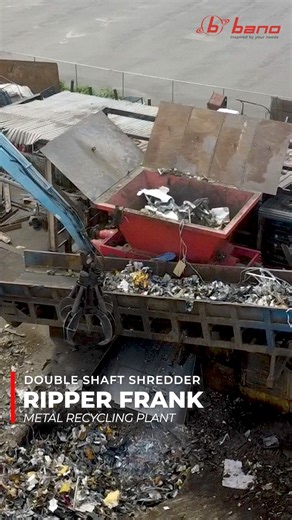 Even more powerful with the strength of asynchronous reversible rotors; Manages explosions without damages ensuring safer operations; Lower wear for the mill components and reduced maintenance costs. This is Ripper Frank, the two-shaft shredder designer and developed to process light ferrous and non-ferrous scrap, as well as to pre-shred end-of-life vehicles (ELV), construction & demolition scrap, industrial scrap and electronic scrap. Discover all the features of Pre-shredder Ripper Frank on ou